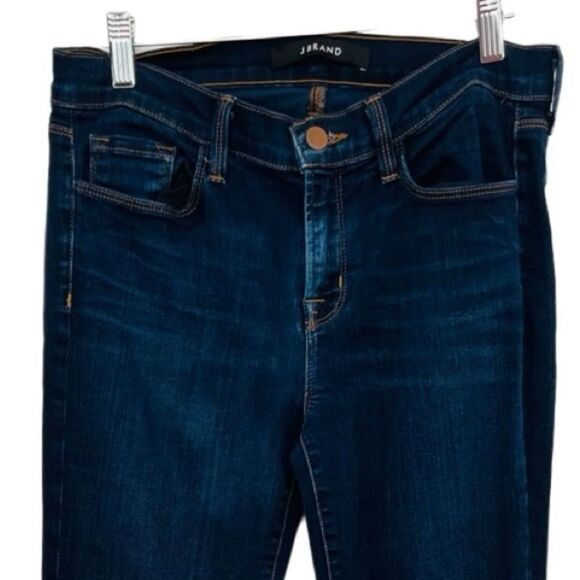 J Brand Dark Wash Skinny Straight Cigarette Leg Jean Color Ignite size 29 - Picture 3 of 7